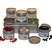 Bio Superfood Geschenkset mit Aronia, Chia, Goji, Kakao Nibs und Moringa